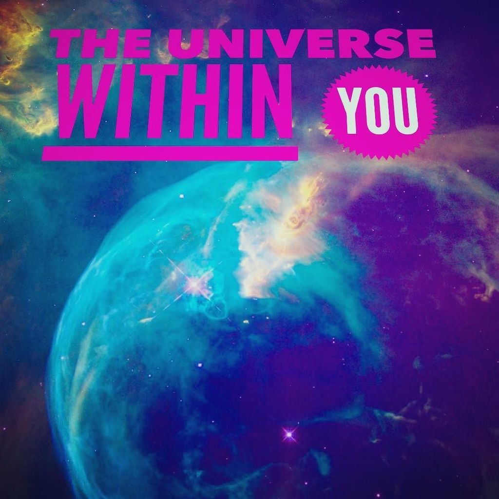 The universe is within you. You are the creator of your reality. You were given that power. #theuniversewithin