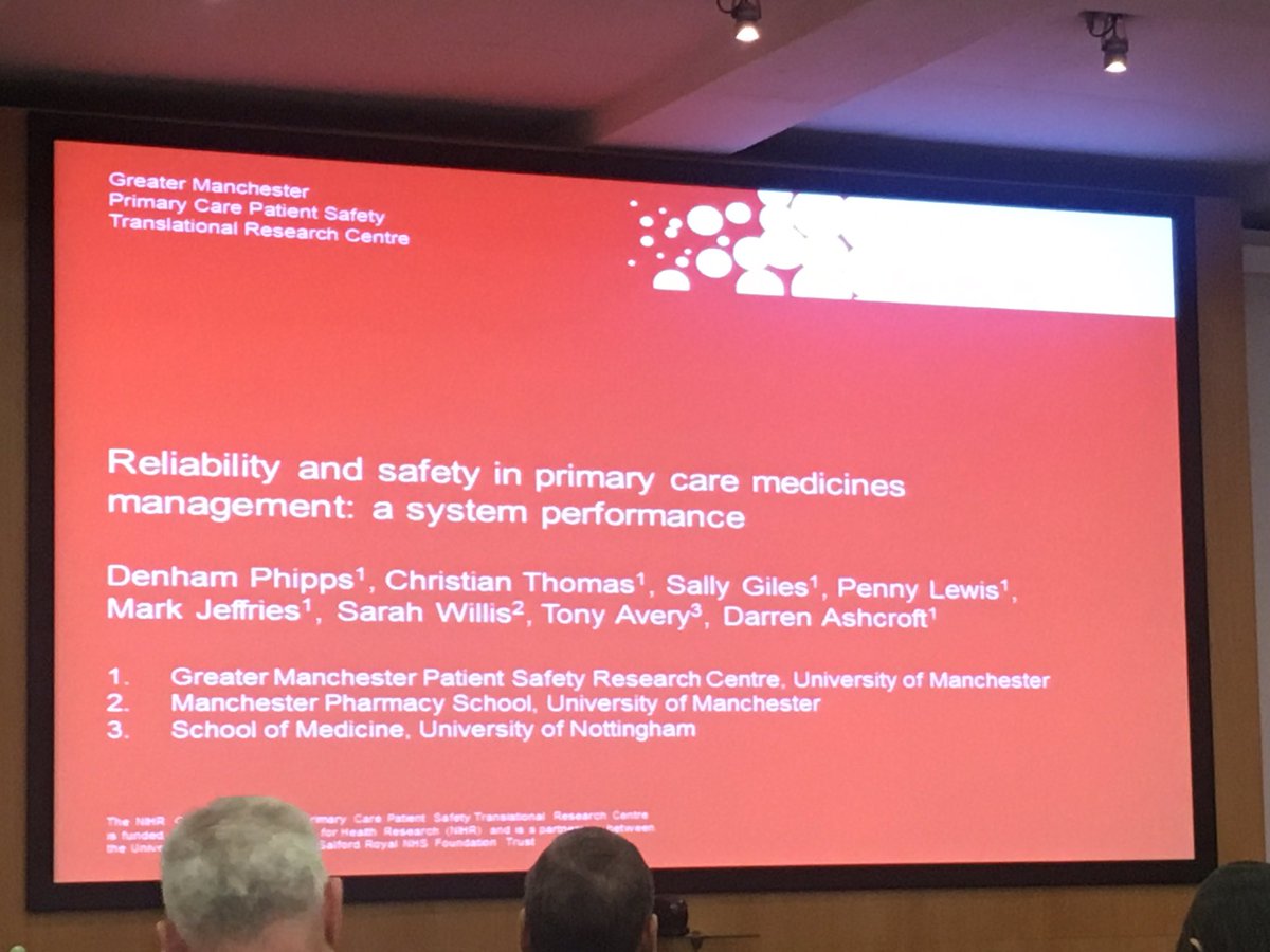 meds_safety's tweet photo. Our research fellow @DenPhipps is now presenting @GM_PSTRC work at @CIEHF #HFICS @chrissythomasx @DrPennyLewis https://t.co/3WYpTCJvFG