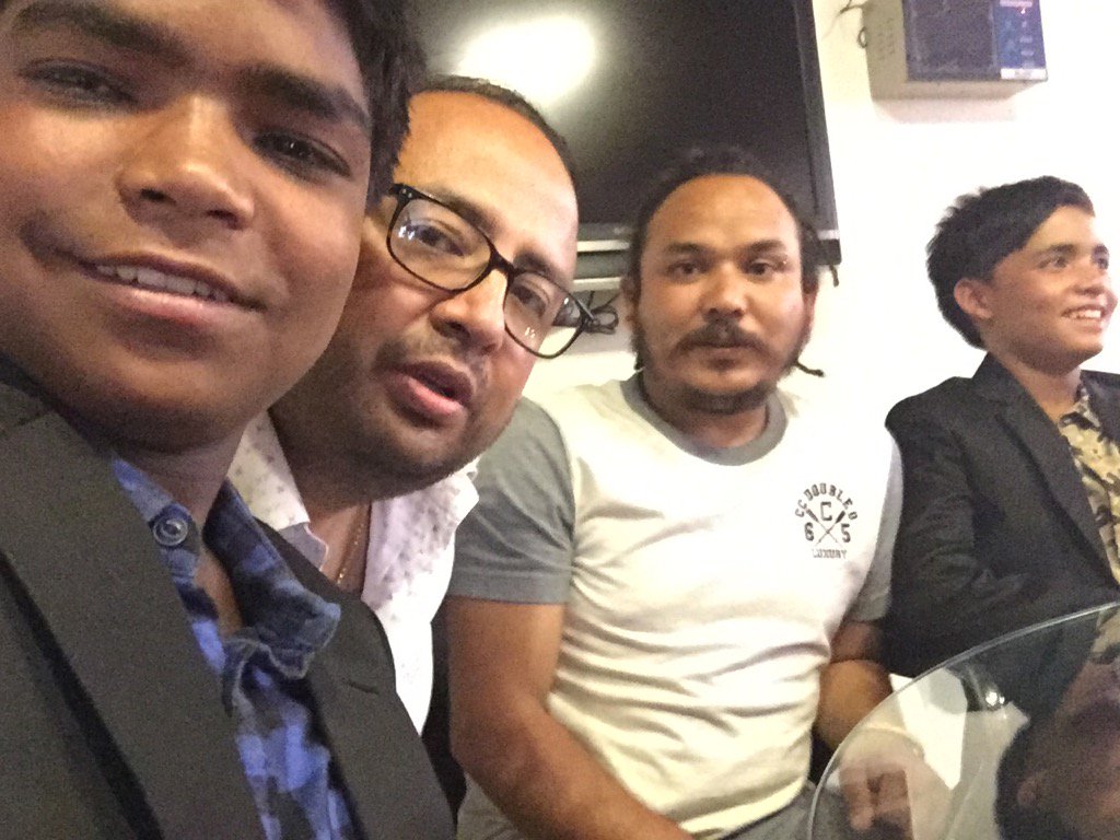 With #kalopothi celebrities! #minbahadurbham #nepalimovie