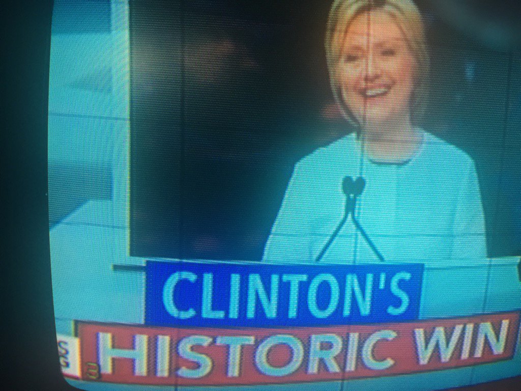 LDLJG19's tweet photo. "First time in our nation's history," thanks all you #realdems who went #HardforHillary! THANKS👊🏽 https://t.co/wvGq4ERcpx