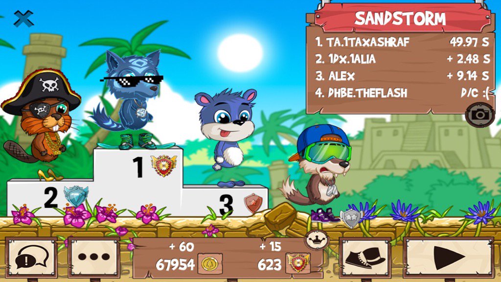 1taxAshraf's tweet photo. All those guys just got washed #funrun2 #1alia #Alex #TheFlash https://t.co/9rZR1OKotc