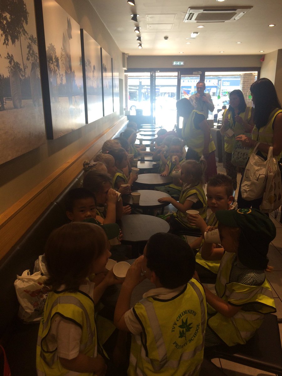 Huge thanks to <a href="/StarbucksUK/">Starbucks UK</a> Epping for your kind offer of water &amp; a chance to escape the sun on our school trip!