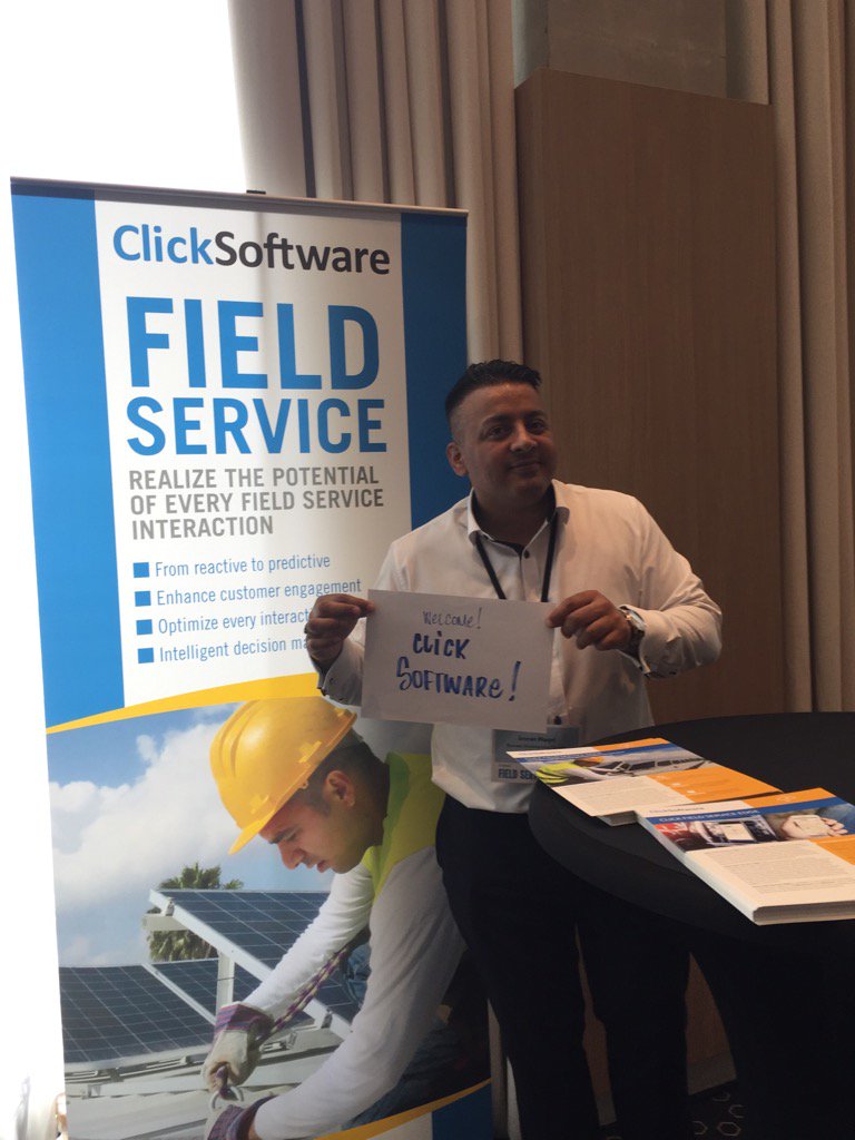 ClickSoftware's tweet photo. Networking session underway @CopperbergAB #fieldservice https://t.co/h8HIo2ThPQ