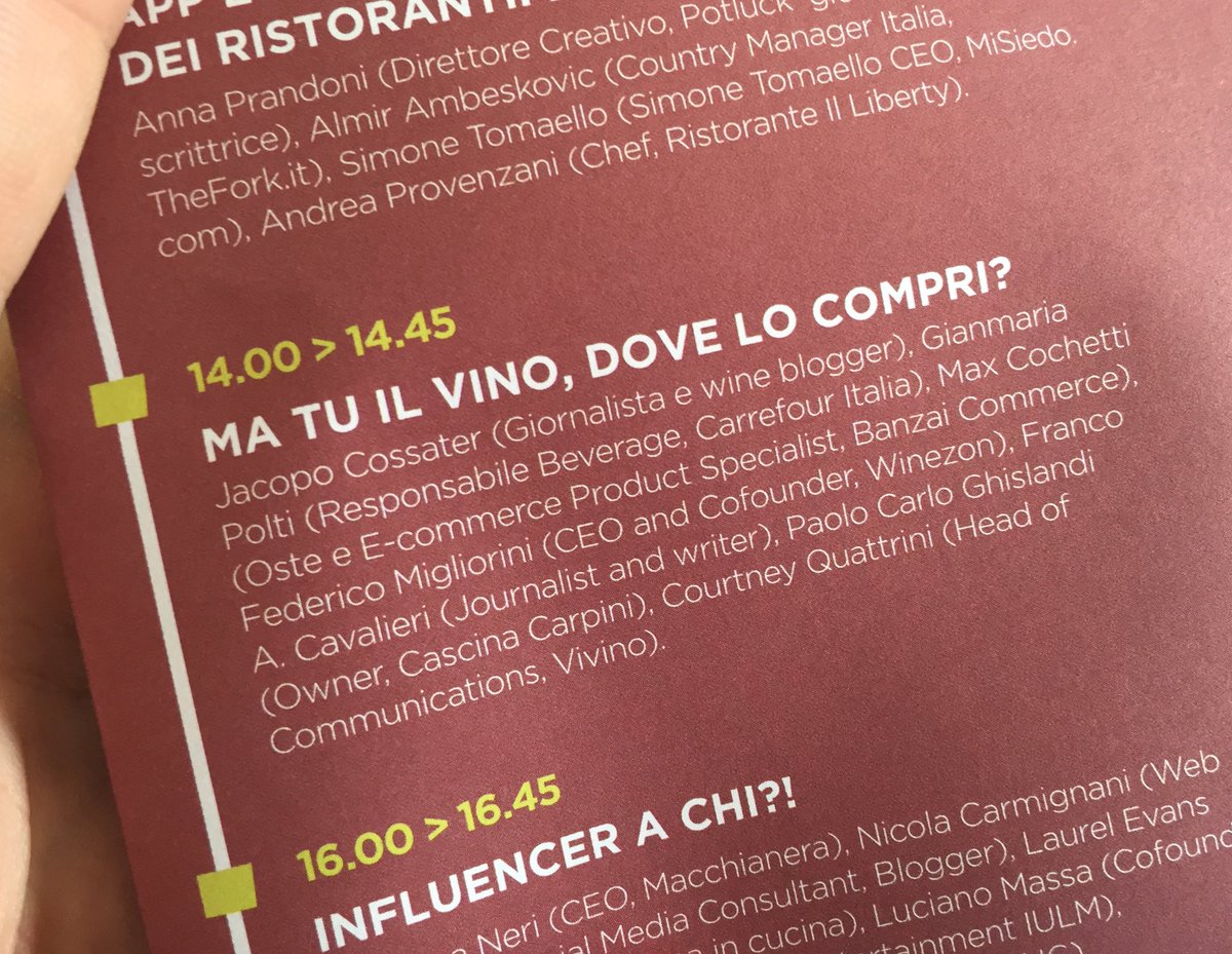 winezon's tweet photo. Tra poco a @base_milano un panel bellissimo w/ @cssteurope @maxavvinare @vivino @jacopocossater @CarrefourItalia https://t.co/EmqiiXhMy1