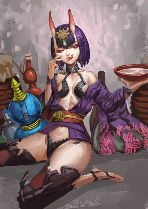 酒呑童子!!描けばでるってきいたぞお! #FateGO 