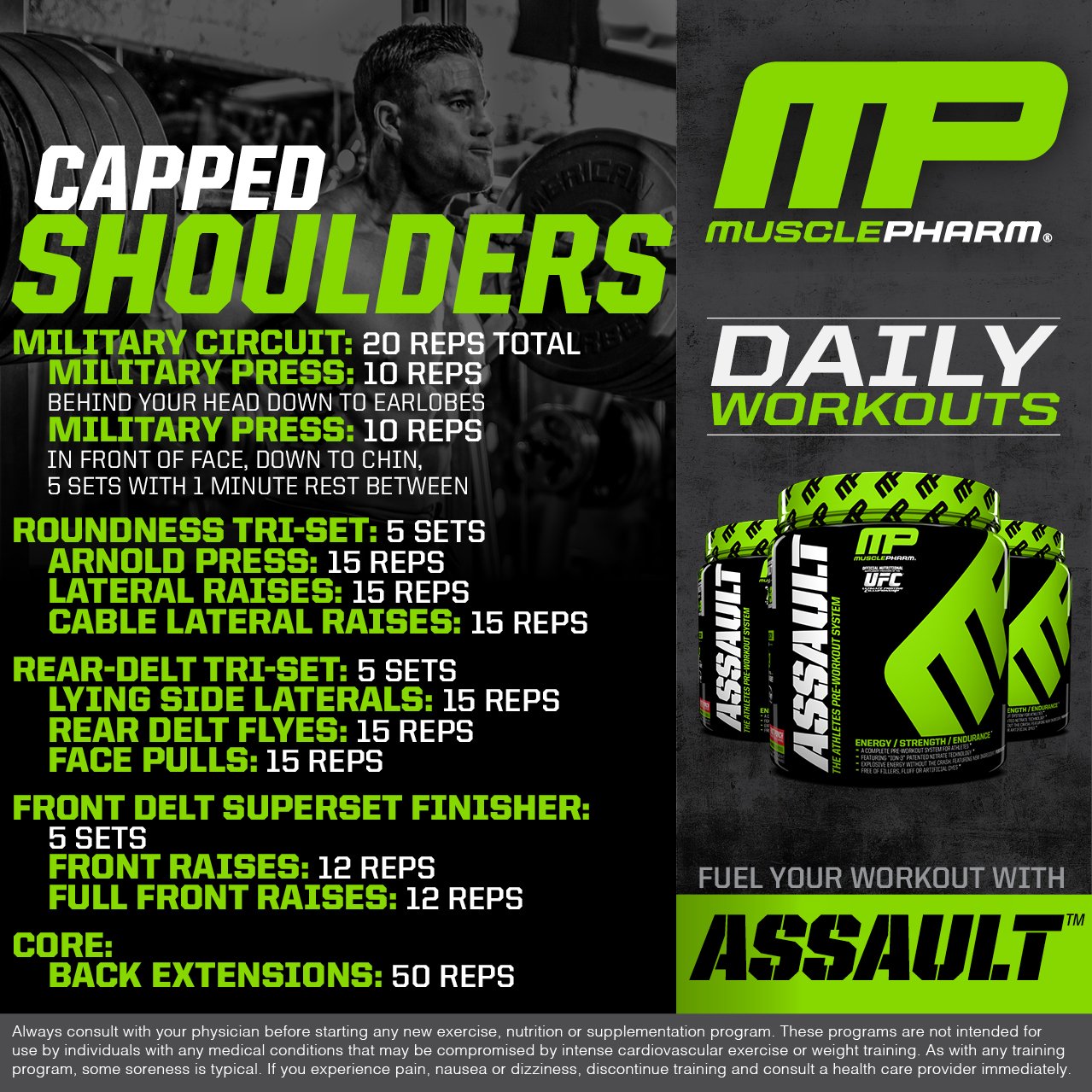 5 Day Musclepharm home workout for Beginner