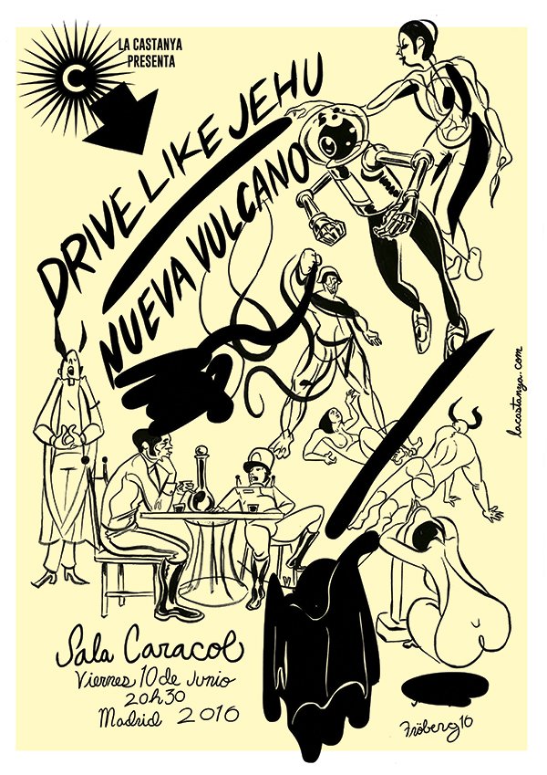 Dos días para ver por primera vez en Madrid a Drive Like Jehu. Info: bigbombo.com/noticias/2016/…