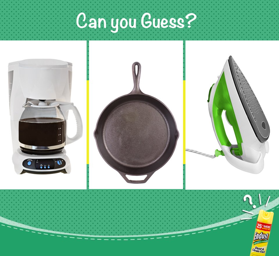 Endust's tweet photo. Guessing Game! Can you guess which of the following can be cleaned with salt? #EndustGames https://t.co/fnFINTasYd