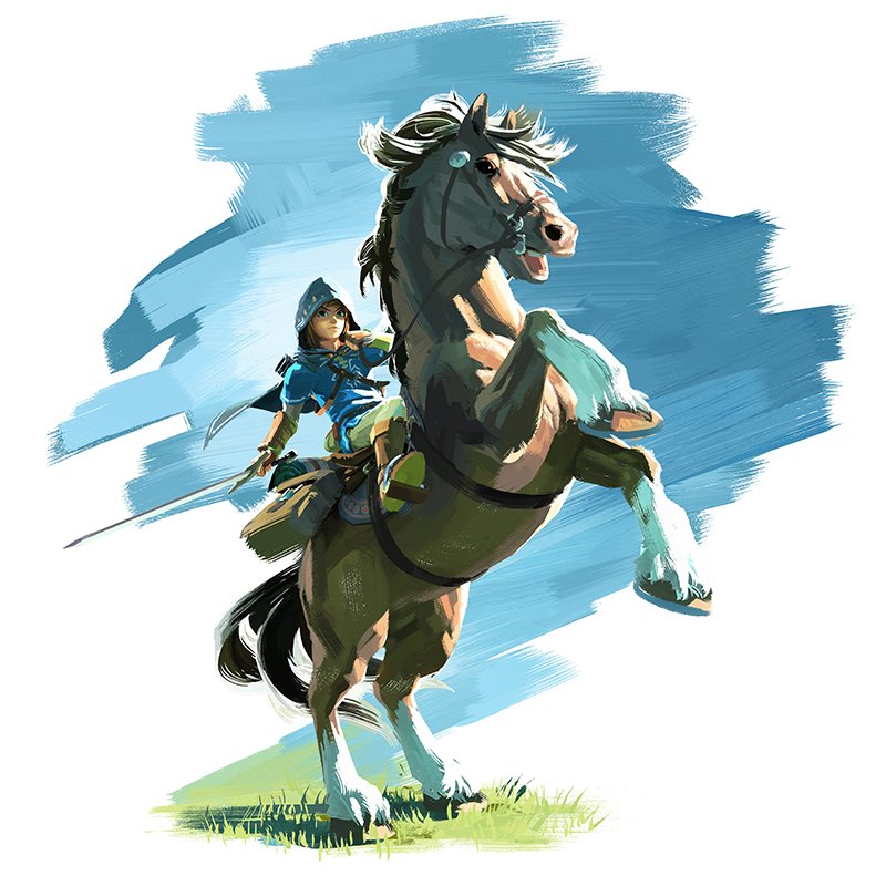 Wii U Artwork Link Epona