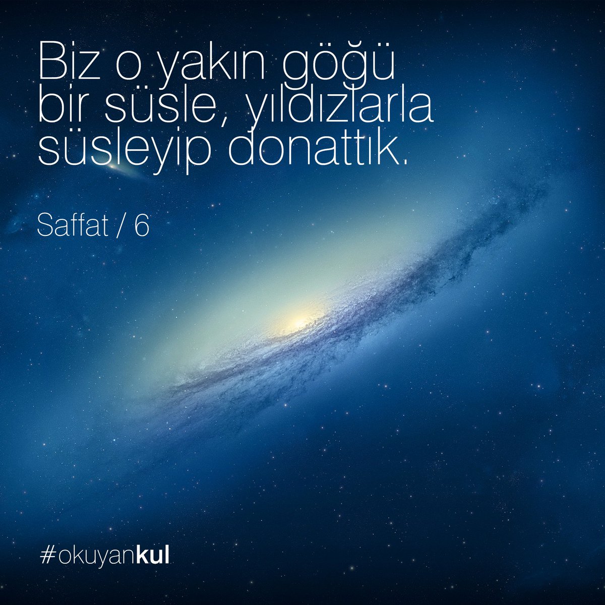 okuyankul's tweet photo. Biz o yakın göğü
bir süsle, yıldızlarla
süsleyip donattık.

Saffat / 6

#gök #yıldız #süs kuran mucize #tevhid #din https://t.co/VTve1IOHTn