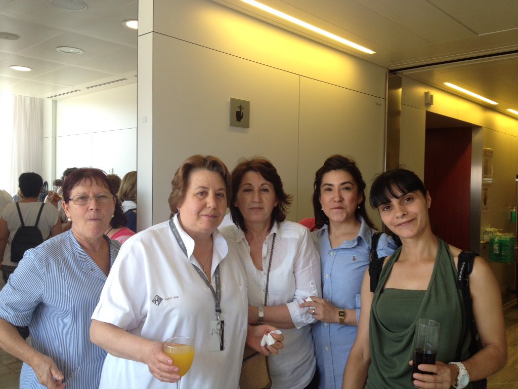 hematosantpau's tweet photo. Nuestra Mari se jubila! https://t.co/7brPNC2c2y