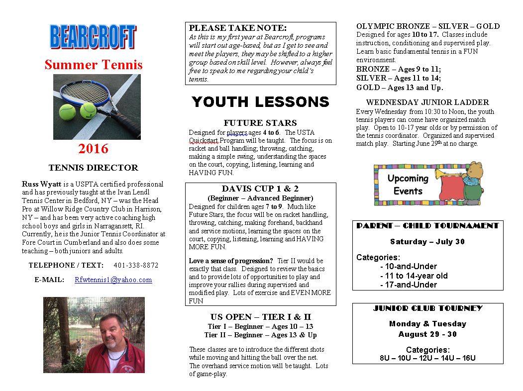 Come to our open house this weekend, brush up on your strokes &amp; learn about tennis programs for kids and adults!