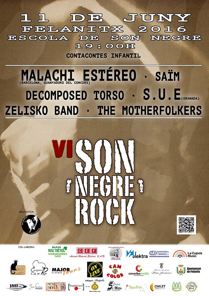 Youthing_es's tweet photo. Dissabte arriba la 6ena edició del Festival rural @sonnegrerock https://t.co/RtRbhtXb3H a #Felanitx 19h
Entrada FREE https://t.co/6R9BJFKW3Y