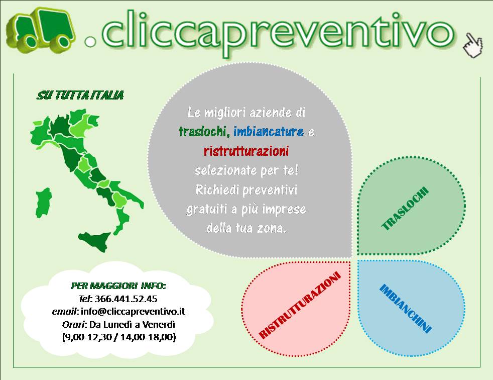 Cliccapreventiv's tweet photo. #imbiancare #traslochi #ristrutturazione #preventivo #convenienza
https://t.co/LeMgtqdads https://t.co/3xDIzDktMQ