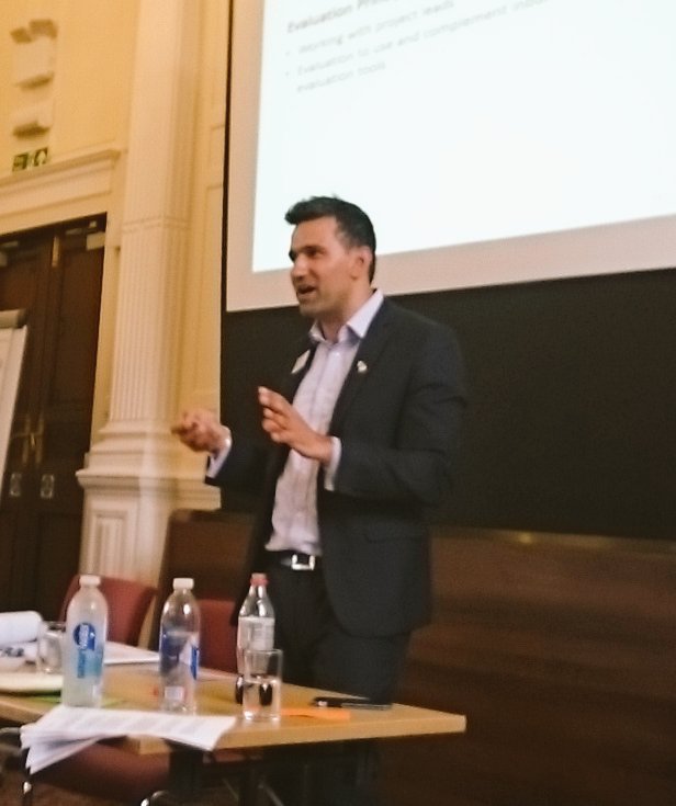 mphudson85's tweet photo. Great guidance on evaluation from @gurchrandhawa we need to use the power of our data to promote Luton #fsconf16 https://t.co/aZl2TdMVj5