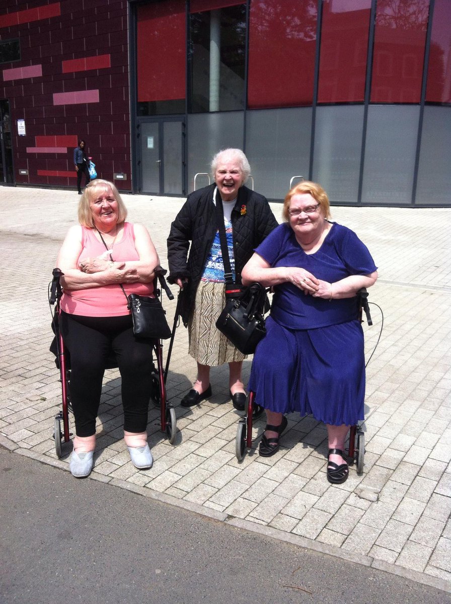 harrington_hm's tweet image. Had a lovely ride to bingo with Rita, Bridget and Gladys, who all enjoy a good laugh... #HCT #GCVol