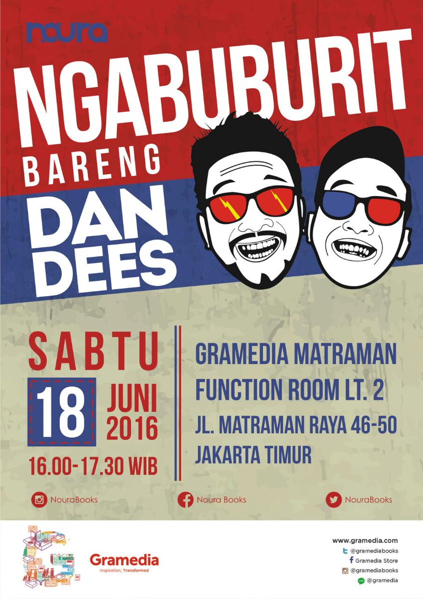 Ngabuburit seru dan gokil ya bersama <a href="/DandeesOriginal/">The Dandees</a> ,Catet tanggalnya jangan ketinggalan ya :) cc: <a href="/SeputarEvent/">IG : SeputarEvent</a>