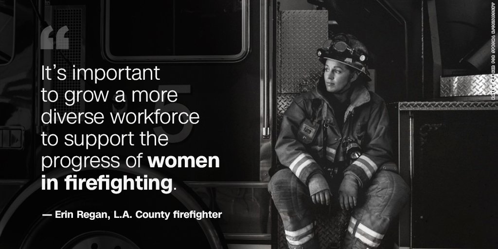Why she wants girls to become #firefighters. cnnmon.ie/1XAjJq4 @LACo_FD