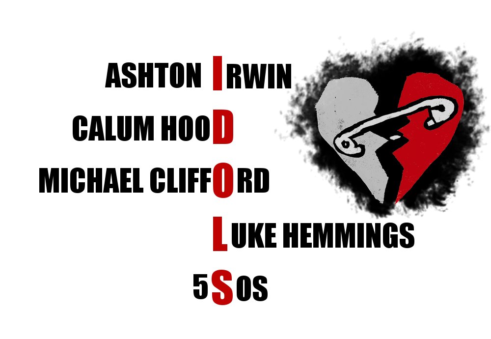 lukepunx's tweet image. true idols 5sos