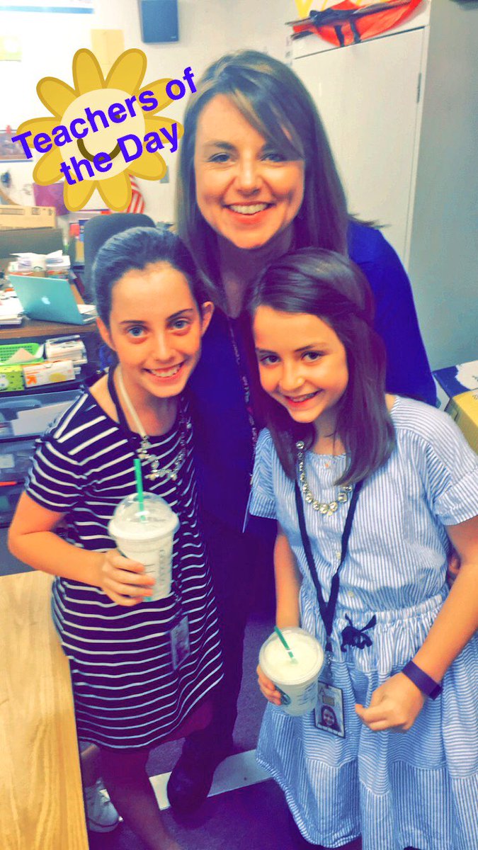 Ms. Ward and her Teachers of the Day! <a href="/JamestownAPS/">Jamestown Elementary</a> #jtownjoy
