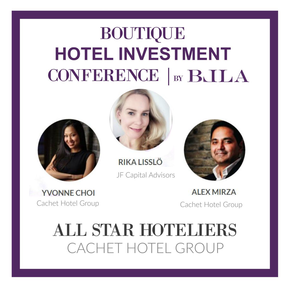 BoutiqueLeaders's tweet photo. The #CachetHotelGroup will be up at 9:30 to discuss their unique approach to #hospitality branding! #BLLANY2016 https://t.co/iQkaxcYAQM