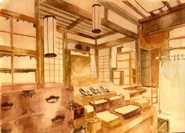 #皆さんラフと完成絵を見せてください 