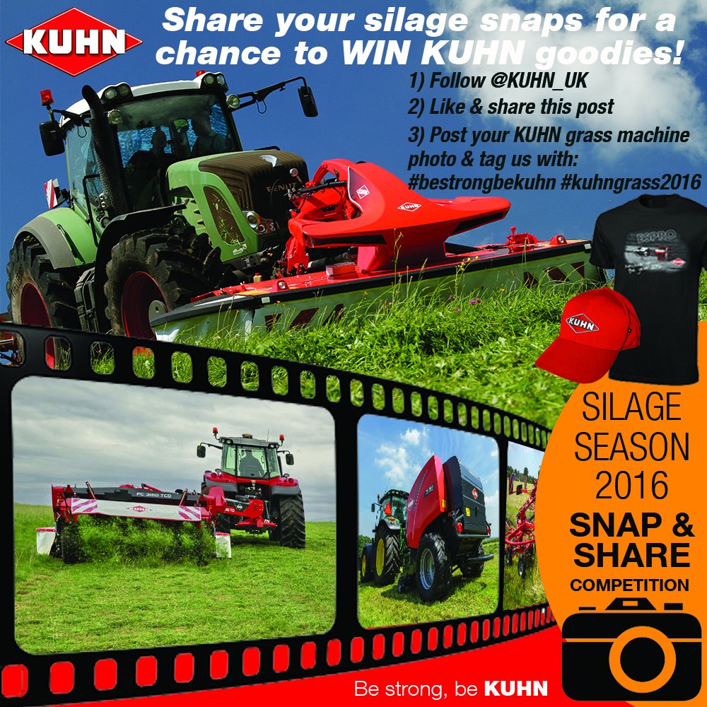KUHN_UK's tweet image. Don't forget to keep sending us your photo's! You could be this months winner - KUHN goodies! (Ends 30th June 2016)