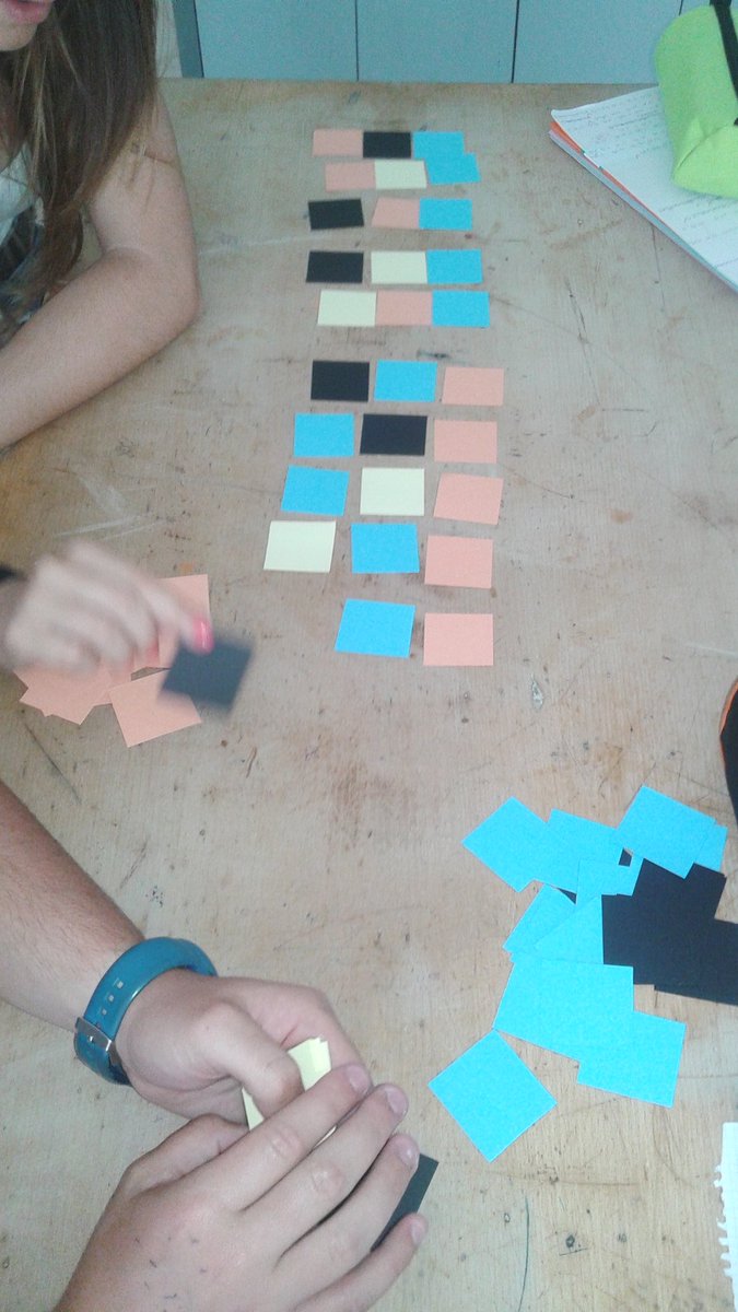 mfern2952015's tweet image. Buscant estratègies per comptar grups (#combinatòria) a #mathsprojects a l&apos;@institutdesils