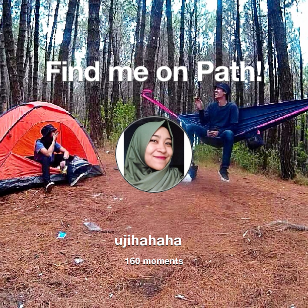 Find me on #Path now! Go to path.com/profile/357OmY
