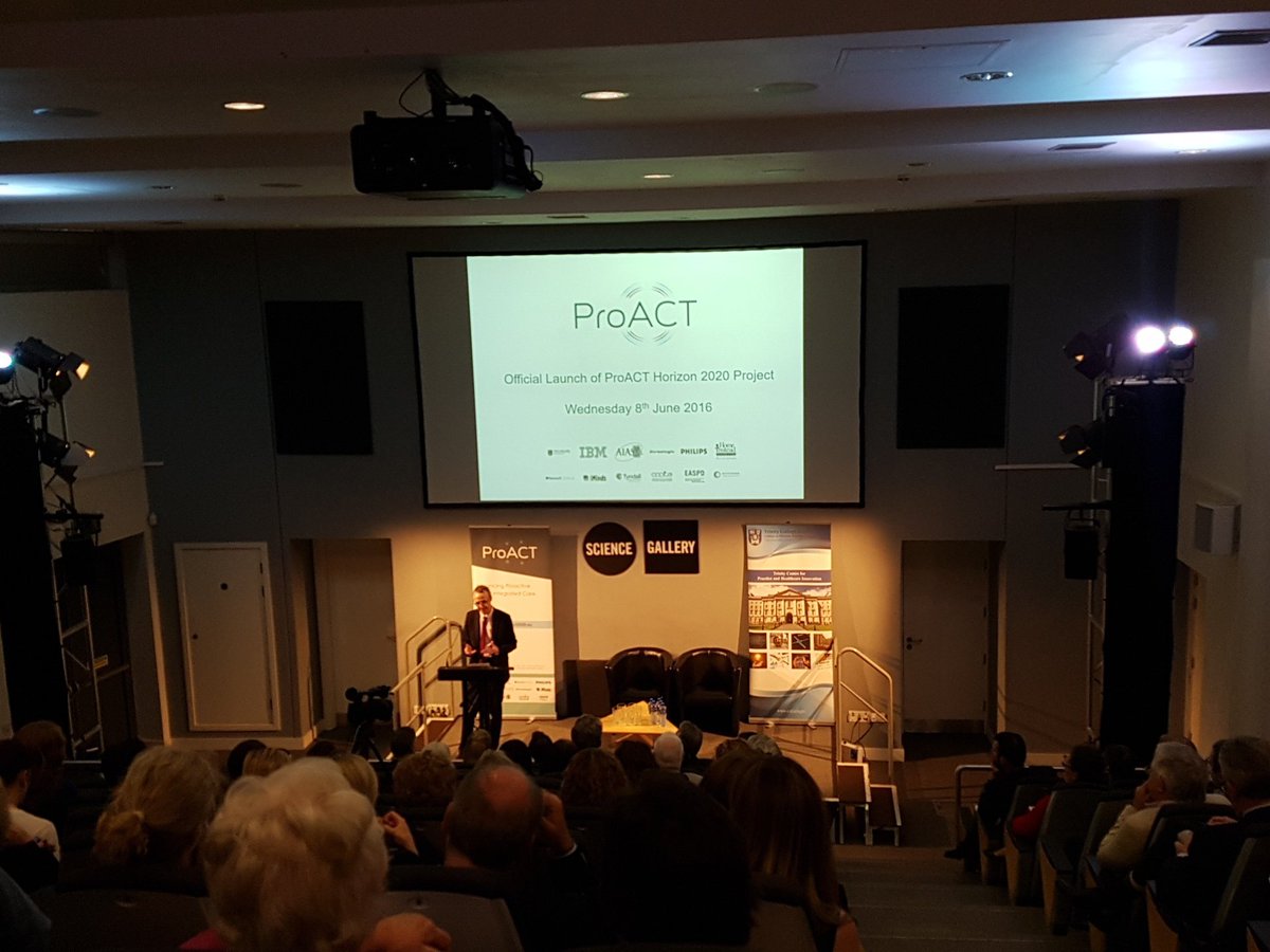 tcddublin's tweet photo. Barry O'Brien @ibm_in_ireland @ibm research "IBM values the importance of empowering the patient" #ProACT2020 https://t.co/Y4FoA4ue6P