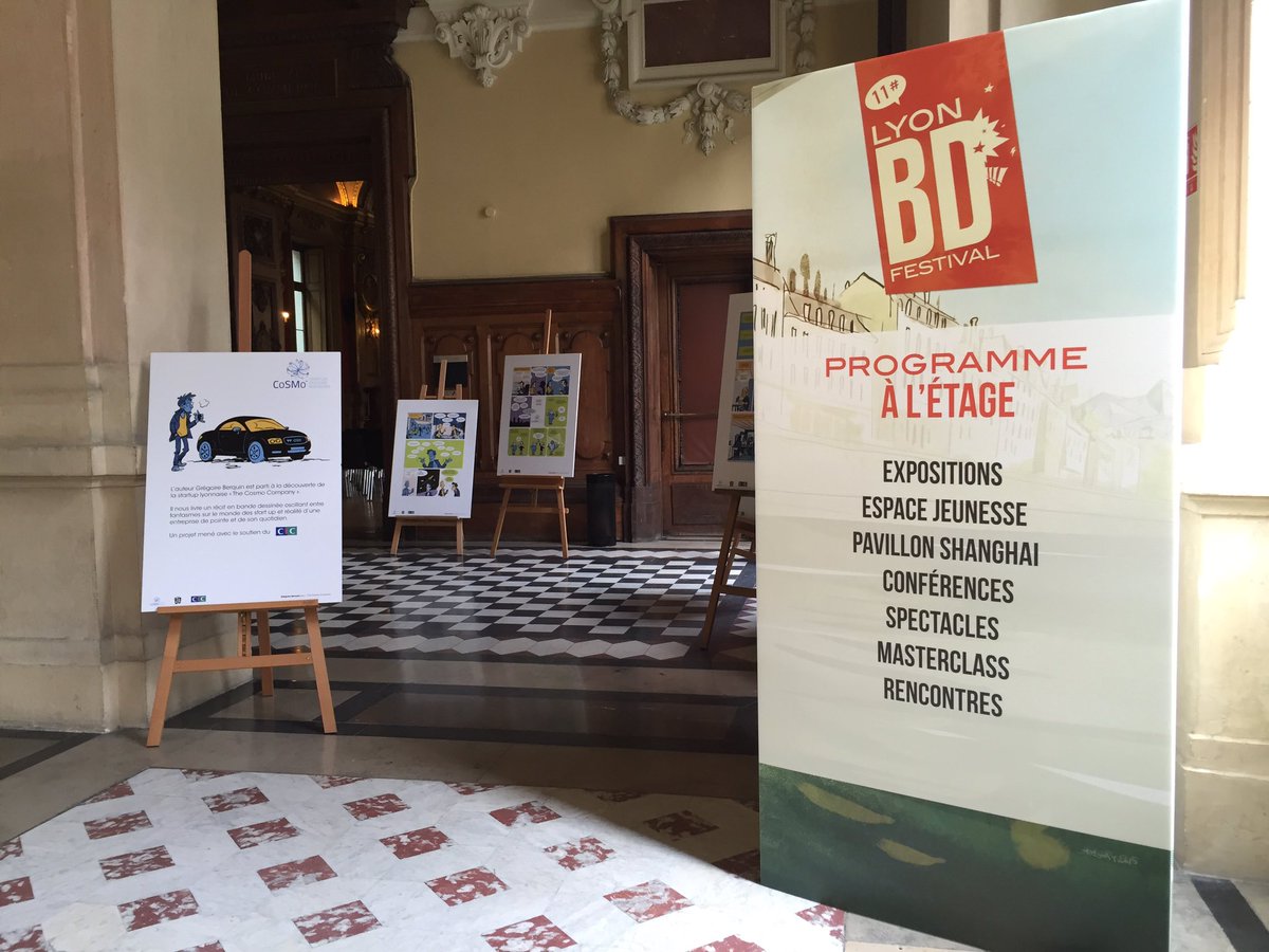 #lyonbd2016 au #palaisbourse 4et 5juin. Jusqu'au 30 juin à #lyon