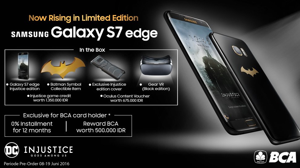 SamMobile Samsung on Twitter: Galaxy S7 edge Injustice Edition goes up for pre-order in Indonesia. https://t.co/eYZw5M3sbF https://t.co/QP84WlUOgr" / Twitter