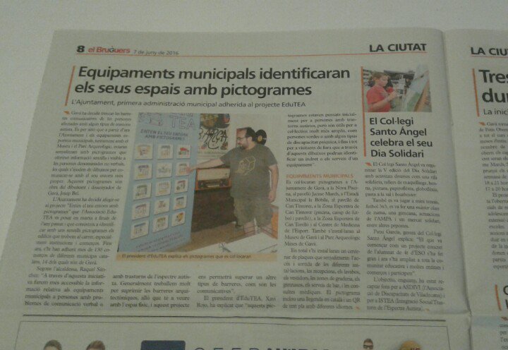 EduTEAcat's tweet photo. Avui al @elbruguers #Gavà https://t.co/4GOWrNi4G5