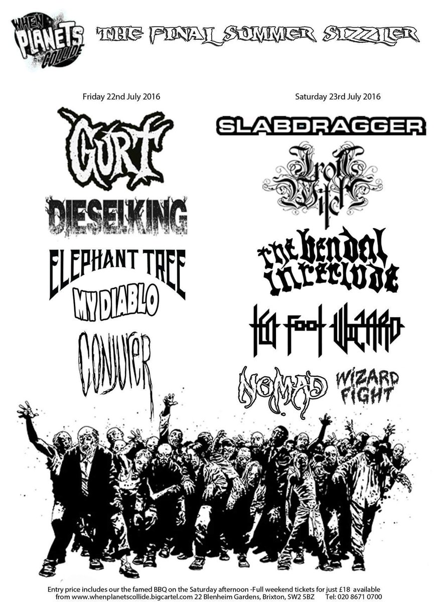 NXMAD (@nxmad_uk) on Twitter photo We've been added to the lineup at the final ever Summer Zizzler hosted by our friends <a href="/WPCPresents/">When Planets Collide</a> #RIFFS #nomad We've been added to the lineup at the final ever Summer Zizzler hosted by our friends <a href="/WPCPresents/">When Planets Collide</a> #RIFFS #nomad