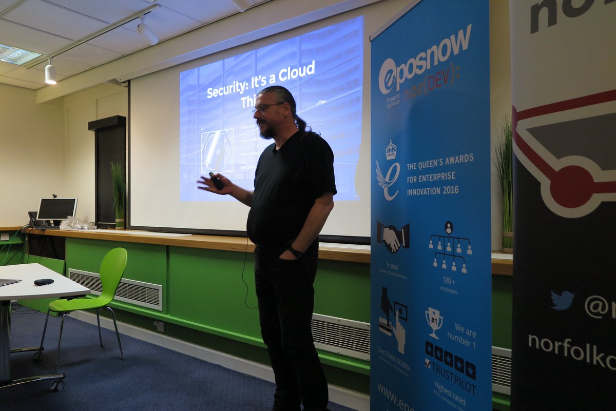NorfolkDev's tweet photo. @IAmSteveLove is telling us all about cyber security at @Hoseasons in #Lowestoft. https://t.co/GY7hDr82yd