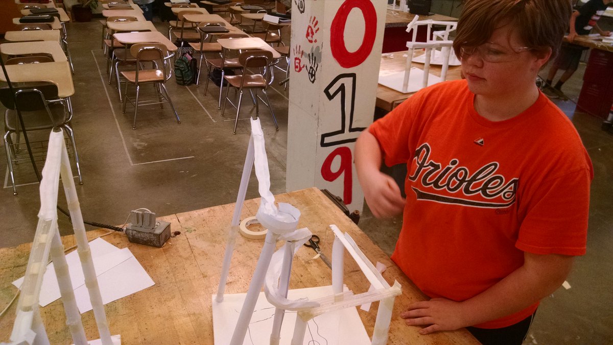 Olsen_TechEd's tweet photo. Marble runs are coming along well. #newmarketmiddle #fcpscte https://t.co/tIETcdREld