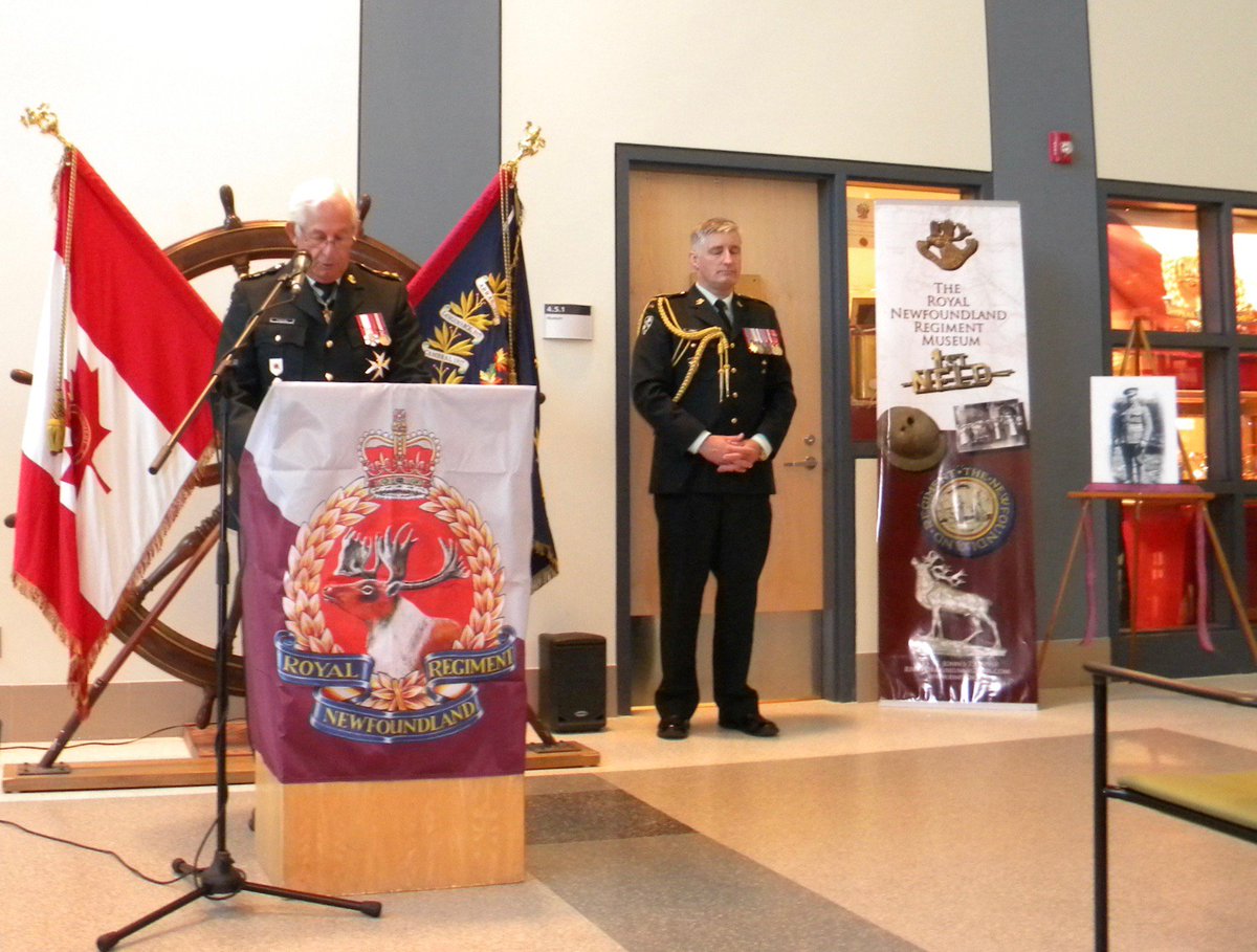 jimstanton1's tweet photo. NL Lt. Gov. Frank Fagan officially opened the Royal Newfoundland Regiment Museum today. https://t.co/T7tYCtsSy4