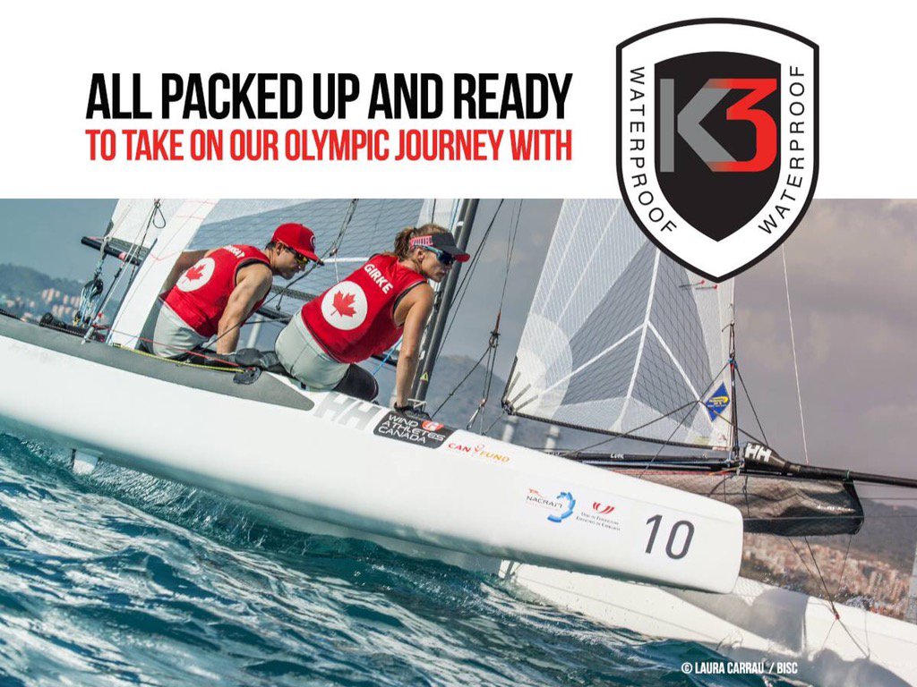 sailluke's tweet image. Very excited to have @K3Company and Accessories on-board with us for our Journey to Rio! @NikGoing4Gold