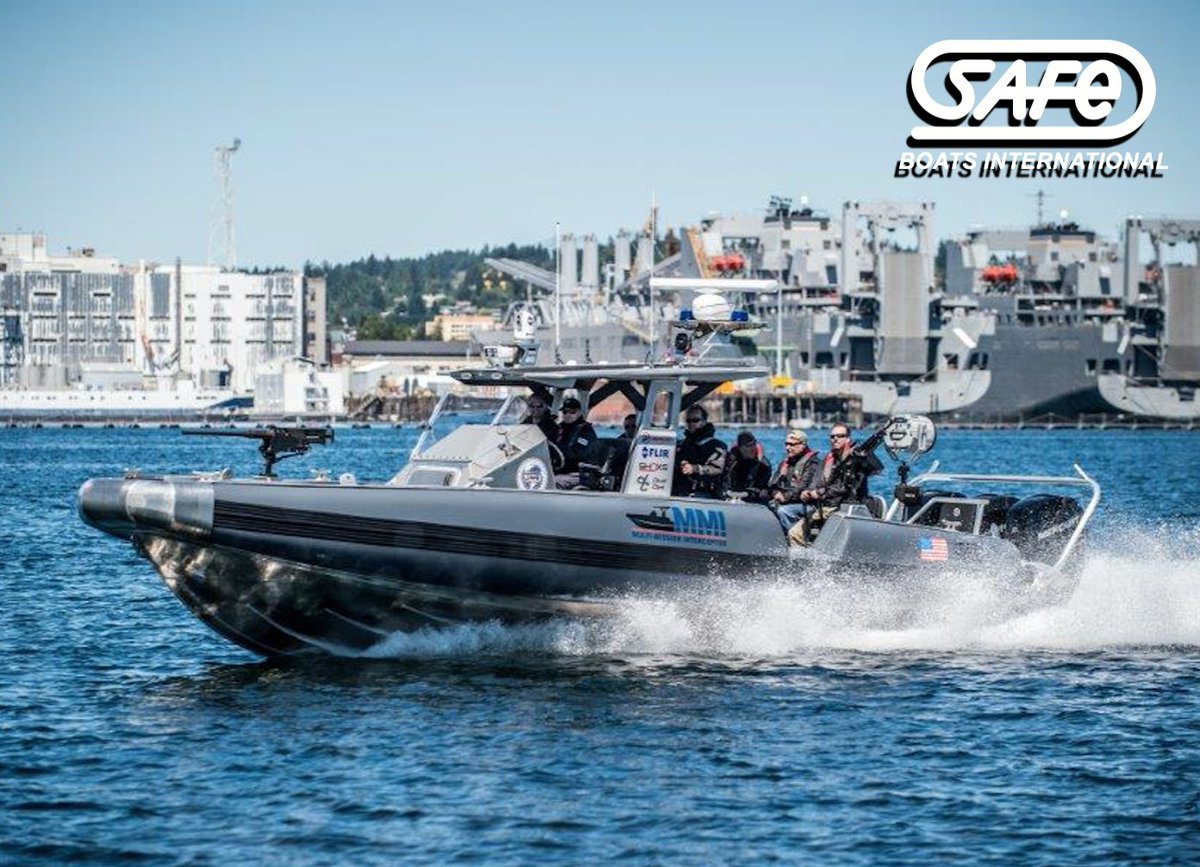 safeboats's tweet photo. #SAFEBoats International unveiled a new model, the Multi-Mission Interceptor (MMI) #MACCRocks https://t.co/L3PRFRv1Z2
