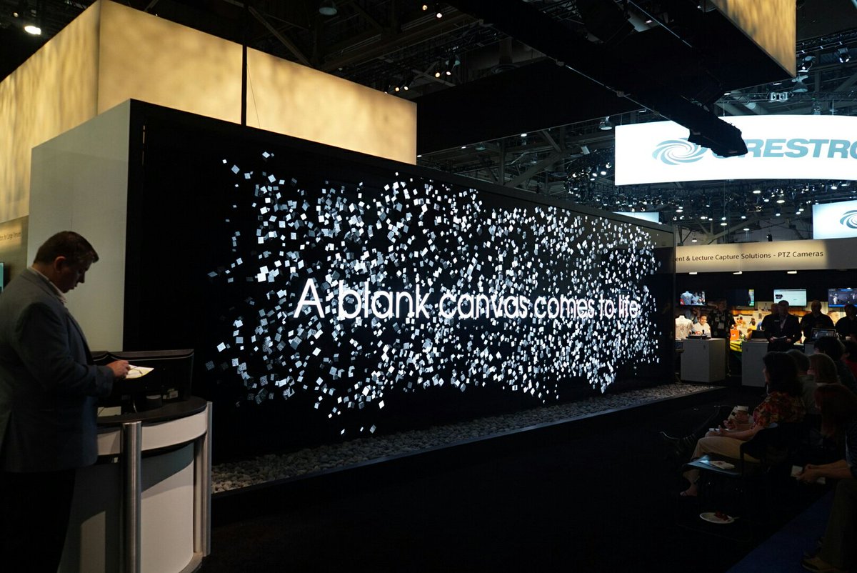 Just unveiled at #infocomm16, Sony's groundbreaking canvas display system! See it today at #sonyinfocomm16 in C7708.