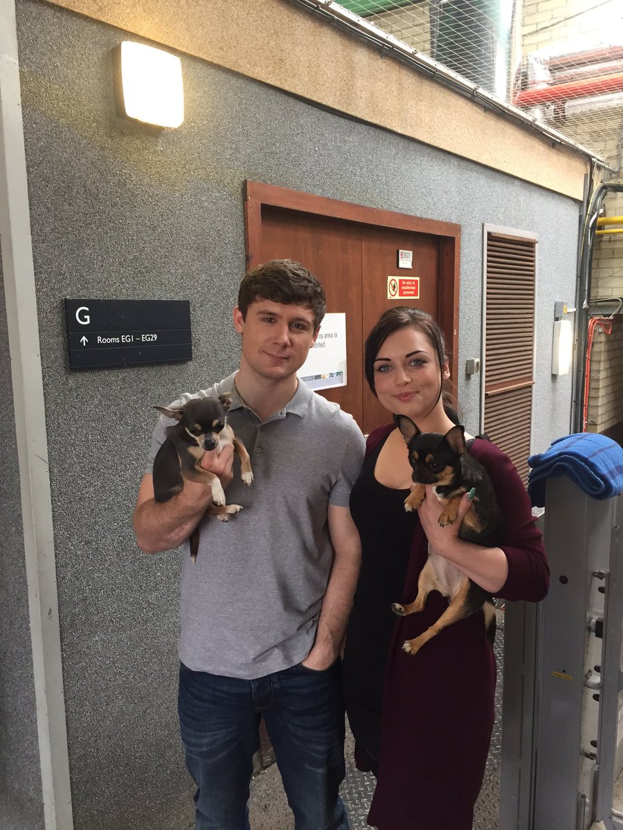 Dog day afternoon 🐶🐶 <a href="/danboy/">Danny Hatchard</a> <a href="/ShonaBM/">Shona McGarty</a>