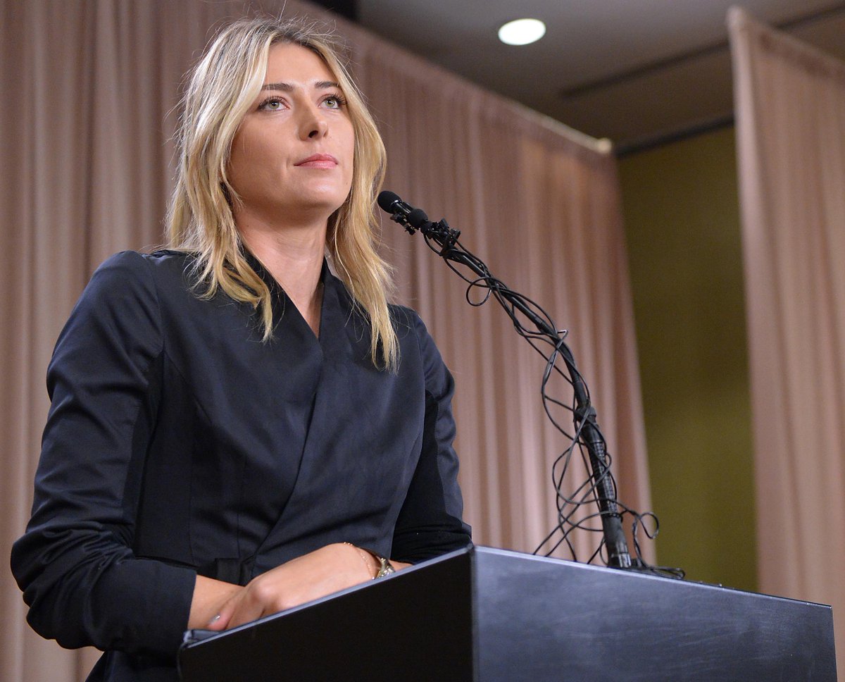 Maria Sharapova suspended for doping CkcBV2aWgAAWjG7