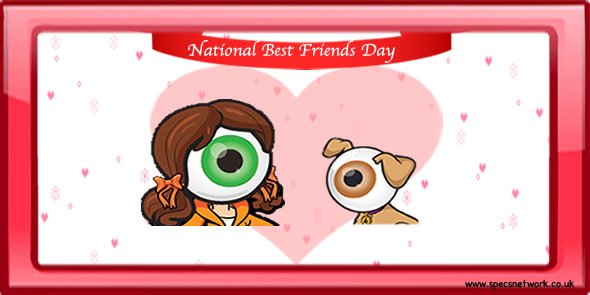 SPECSnetwork's tweet photo. Happy National Best Friends Day! Spend it with your #bff and tell them how important they are to you! Jade x https://t.co/ghQkM4COy6