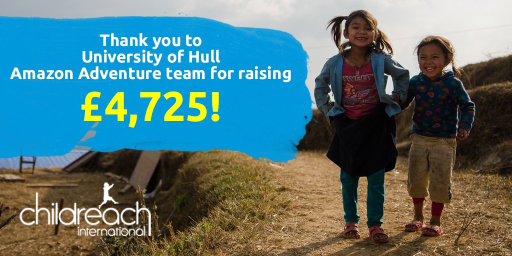 childreachevent's tweet image. Good luck in the Amazon @hullrag! Thank you for your support this year. #AMAZON1