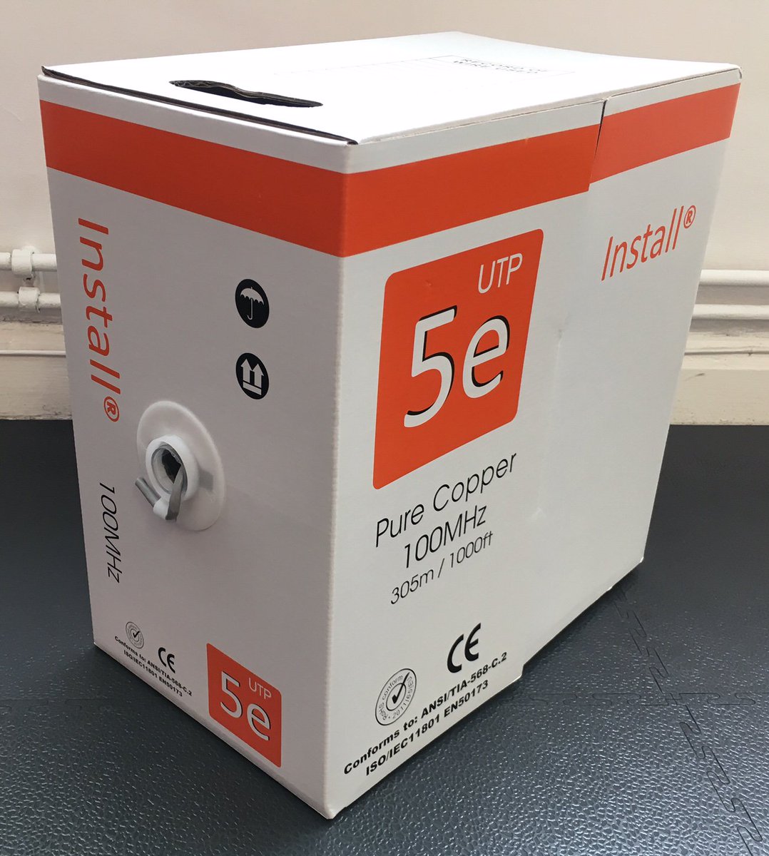 InstallerCables's tweet image. And so it begins #cat5e #structuredwiring #qualitycable