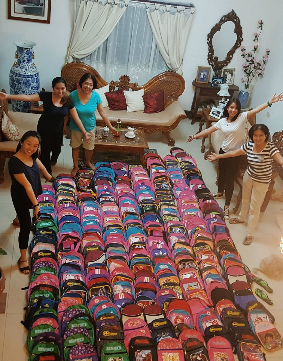 justinelyris's tweet photo. So stoked!! Backpacks and school supplies for 335 mangyan kids. πβ€ππ #ChildZero #backpackproject #birthday #June9 https://t.co/uwXfmc881w