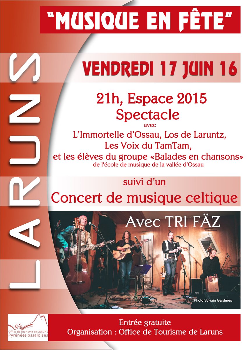 Espace2015's tweet photo. Venez fêter la musique le vendredi 17 juin à 21h à l'@Espace2015 ! https://t.co/IEdrgaVFVP