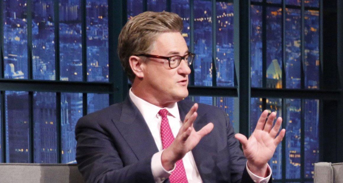 politico's tweet photo. Scarborough rips Trump: Prove you're not a bigot https://t.co/Qr6uejmgPp | Getty https://t.co/aSTwo0g2l3