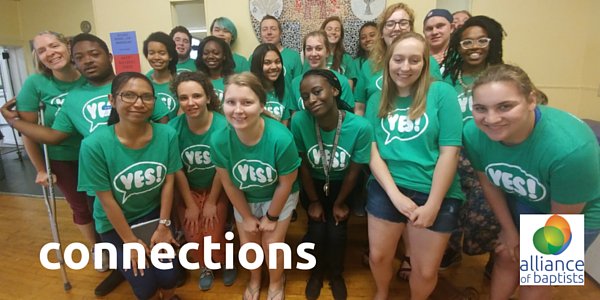 alliancebaptist's tweet photo. Connections is here! Summer Communities of Service, #Voices, #PracticingCongregation https://t.co/IaxFp1zF9i https://t.co/Sj2IORpVic