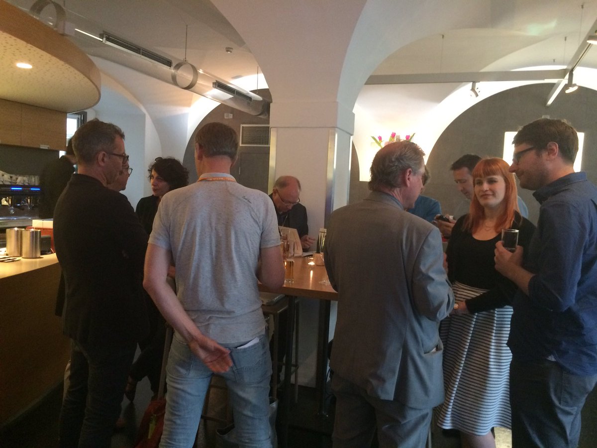 Now.. Time for a drink! Not in #audi1 anymore #ecsite2016